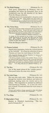 <em>"Checklist."</em>, 1909. Printed material. Brooklyn Museum, NYARC Documenting the Gilded Age phase 2. (Photo: New York Art Resources Consortium, NE300_W57_K44_1909_0015.jpg