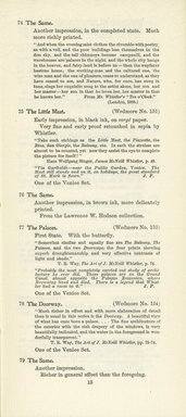 <em>"Checklist."</em>, 1909. Printed material. Brooklyn Museum, NYARC Documenting the Gilded Age phase 2. (Photo: New York Art Resources Consortium, NE300_W57_K44_1909_0017.jpg