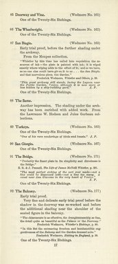 <em>"Checklist."</em>, 1909. Printed material. Brooklyn Museum, NYARC Documenting the Gilded Age phase 2. (Photo: New York Art Resources Consortium, NE300_W57_K44_1909_0019.jpg