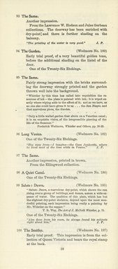 <em>"Checklist."</em>, 1909. Printed material. Brooklyn Museum, NYARC Documenting the Gilded Age phase 2. (Photo: New York Art Resources Consortium, NE300_W57_K44_1909_0020.jpg