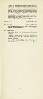 <em>"Checklist."</em>, 1909. Printed material. Brooklyn Museum, NYARC Documenting the Gilded Age phase 2. (Photo: New York Art Resources Consortium, NE300_W57_K44_1909_0021.jpg