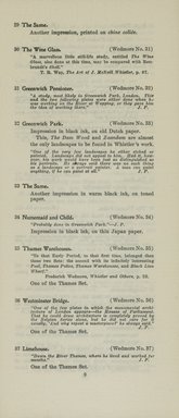 <em>"Checklist."</em>, 1910. Printed material. Brooklyn Museum, NYARC Documenting the Gilded Age phase 2. (Photo: New York Art Resources Consortium, NE300_W57_K44_1910_0011.jpg