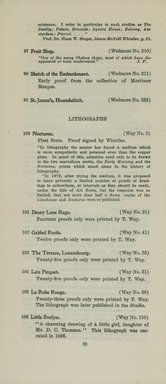 <em>"Checklist."</em>, 1910. Printed material. Brooklyn Museum, NYARC Documenting the Gilded Age phase 2. (Photo: New York Art Resources Consortium, NE300_W57_K44_1910_0022.jpg