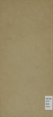 <em>"Back cover."</em>, 1910. Printed material. Brooklyn Museum, NYARC Documenting the Gilded Age phase 2. (Photo: New York Art Resources Consortium, NE300_W57_K44_1910_0028.jpg