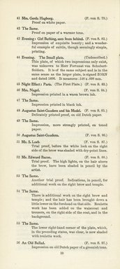 <em>"Checklist."</em>, 1907. Printed material. Brooklyn Museum, NYARC Documenting the Gilded Age phase 2. (Photo: New York Art Resources Consortium, NE300_Z7_K44_1907_0012.jpg