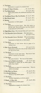 <em>"Checklist."</em>, 1907. Printed material. Brooklyn Museum, NYARC Documenting the Gilded Age phase 2. (Photo: New York Art Resources Consortium, NE300_Z7_K44_1907_0013.jpg