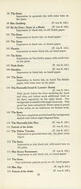 <em>"Checklist."</em>, 1907. Printed material. Brooklyn Museum, NYARC Documenting the Gilded Age phase 2. (Photo: New York Art Resources Consortium, NE300_Z7_K44_1907_0015.jpg