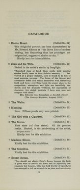 <em>"Checklist."</em>, 1911. Printed material. Brooklyn Museum, NYARC Documenting the Gilded Age phase 2. (Photo: New York Art Resources Consortium, NE300_Z7_K44_1911_0007.jpg