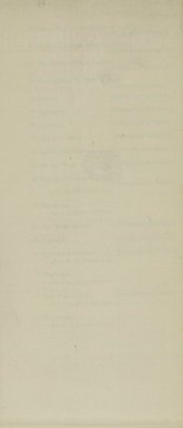 <em>"Blank page."</em>, 1911. Printed material. Brooklyn Museum, NYARC Documenting the Gilded Age phase 2. (Photo: New York Art Resources Consortium, NE300_Z7_K44_1911_0014.jpg