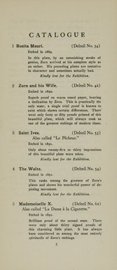 <em>"Checklist."</em>, 1920. Printed material. Brooklyn Museum, NYARC Documenting the Gilded Age phase 2. (Photo: New York Art Resources Consortium, NE300_Z7_K44m_0007.jpg