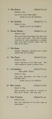 <em>"Checklist."</em>, 1920. Printed material. Brooklyn Museum, NYARC Documenting the Gilded Age phase 2. (Photo: New York Art Resources Consortium, NE300_Z7_K44m_0008.jpg