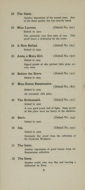 <em>"Checklist."</em>, 1920. Printed material. Brooklyn Museum, NYARC Documenting the Gilded Age phase 2. (Photo: New York Art Resources Consortium, NE300_Z7_K44m_0010.jpg