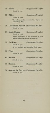 <em>"Checklist."</em>, 1920. Printed material. Brooklyn Museum, NYARC Documenting the Gilded Age phase 2. (Photo: New York Art Resources Consortium, NE300_Z7_K44m_0015.jpg