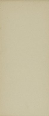 <em>"Blank page."</em>, 1920. Printed material. Brooklyn Museum, NYARC Documenting the Gilded Age phase 2. (Photo: New York Art Resources Consortium, NE300_Z7_K44m_0019.jpg