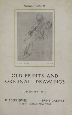 <em>"Front cover."</em>, 1915. Printed material. Brooklyn Museum, NYARC Documenting the Gilded Age phase 2. (Photo: New York Art Resources Consortium, NE65_R11_0007.jpg