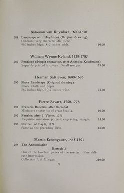 <em>"Checklist."</em>, 1915. Printed material. Brooklyn Museum, NYARC Documenting the Gilded Age phase 2. (Photo: New York Art Resources Consortium, NE65_R11_0087.jpg