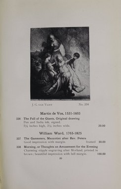 <em>"Checklist with illustration."</em>, 1915. Printed material. Brooklyn Museum, NYARC Documenting the Gilded Age phase 2. (Photo: New York Art Resources Consortium, NE65_R11_0097.jpg