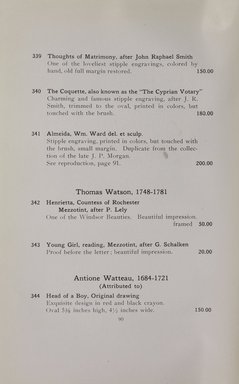 <em>"Checklist."</em>, 1915. Printed material. Brooklyn Museum, NYARC Documenting the Gilded Age phase 2. (Photo: New York Art Resources Consortium, NE65_R11_0098.jpg