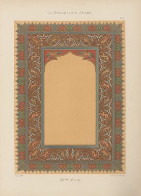 <em>"Séances de Hariry."</em>, 1885. Printed material. Brooklyn Museum. (Photo: Brooklyn Museum, NK1270_P93_Arabe_pl004_PS4.jpg
