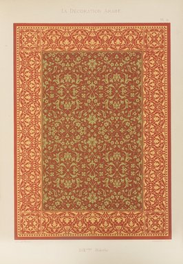 <em>"Applications de découpures en papier."</em>, 1885. Printed material. Brooklyn Museum. (Photo: Brooklyn Museum, NK1270_P93_Arabe_pl056_PS4.jpg