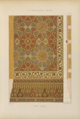 <em>"Mosquée d’El-Bordeyny."</em>, 1885. Printed material. Brooklyn Museum. (Photo: Brooklyn Museum, NK1270_P93_Arabe_pl060_PS4.jpg