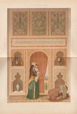 <em>"Maison Sidi Youçouf Adami"</em>, 1885. Printed material. Brooklyn Museum. (Photo: Brooklyn Museum, NK1270_P93_Arabe_pl089-090_PS4.jpg