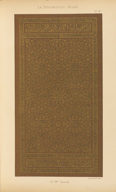 <em>"Gama Sid Youçouf-Elmaz."</em>, 1885. Printed material. Brooklyn Museum. (Photo: Brooklyn Museum, NK1270_P93_Arabe_pl099_PS4.jpg