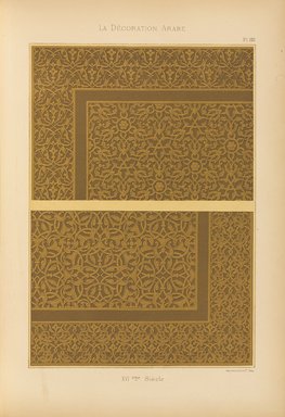 <em>"Tombeau du soultan El-Gourhy."</em>, 1885. Printed material. Brooklyn Museum. (Photo: Brooklyn Museum, NK1270_P93_Arabe_pl100_PS4.jpg