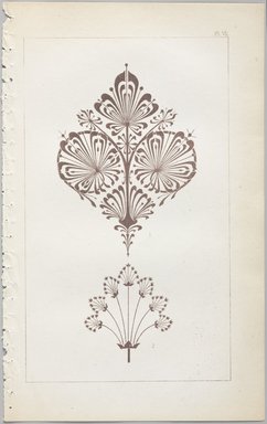 <em>"Botanical designs."</em>, 1862. Printed material. Brooklyn Museum. (Photo: Brooklyn Museum, NK1560_D81a_Decorative_Design_pl07_PS9.jpg