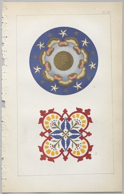 <em>"Botanical designs."</em>, 1862. Printed material. Brooklyn Museum. (Photo: Brooklyn Museum, NK1560_D81a_Decorative_Design_pl15_PS9.jpg