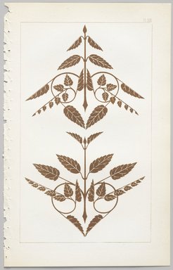 <em>"Botanical designs."</em>, 1862. Printed material. Brooklyn Museum. (Photo: Brooklyn Museum, NK1560_D81a_Decorative_Design_pl21_PS9.jpg