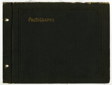 <em>"Cover of album of interior photographs of the Weil-Worgelt apartment."</em>, ca. 1928. Photograph album, 8.375 x 10.125 in (21 x 26.6 cm). Brooklyn Museum, CHART_2011. (NK2004_W42_Weil_Worgelt_apartment_cover.jpg