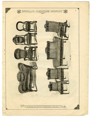 <em>"Brooklyn Furniture Co. catalog"</em>. Printed material. Brooklyn Museum. (NK2265_B79i_Brooklyn_Furniture_Catalog_p001.jpg