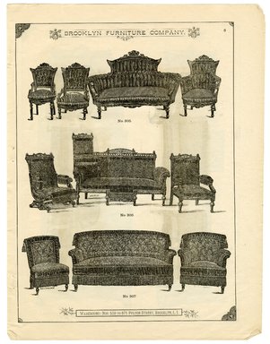<em>"Brooklyn Furniture Co. catalog"</em>. Printed material. Brooklyn Museum. (NK2265_B79i_Brooklyn_Furniture_Catalog_p003.jpg
