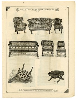 <em>"Brooklyn Furniture Co. catalog"</em>. Printed material. Brooklyn Museum. (NK2265_B79i_Brooklyn_Furniture_Catalog_p011.jpg