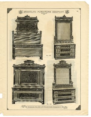 <em>"Brooklyn Furniture Co. catalog"</em>. Printed material. Brooklyn Museum. (NK2265_B79i_Brooklyn_Furniture_Catalog_p013.jpg
