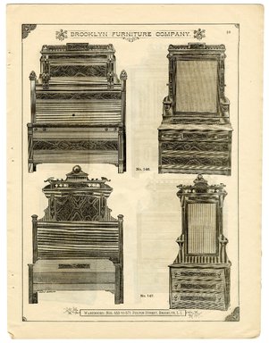 <em>"Brooklyn Furniture Co. catalog"</em>. Printed material. Brooklyn Museum. (NK2265_B79i_Brooklyn_Furniture_Catalog_p019.jpg