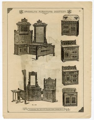 <em>"Brooklyn Furniture Co. catalog"</em>. Printed material. Brooklyn Museum. (NK2265_B79i_Brooklyn_Furniture_Catalog_p021.jpg