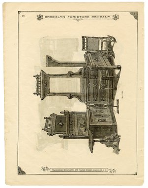 <em>"Brooklyn Furniture Co. catalog"</em>. Printed material. Brooklyn Museum. (NK2265_B79i_Brooklyn_Furniture_Catalog_p026.jpg