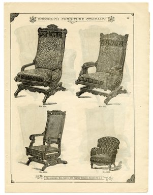 <em>"Brooklyn Furniture Co. catalog"</em>. Printed material. Brooklyn Museum. (NK2265_B79i_Brooklyn_Furniture_Catalog_p039.jpg