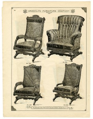<em>"Brooklyn Furniture Co. catalog"</em>. Printed material. Brooklyn Museum. (NK2265_B79i_Brooklyn_Furniture_Catalog_p040.jpg