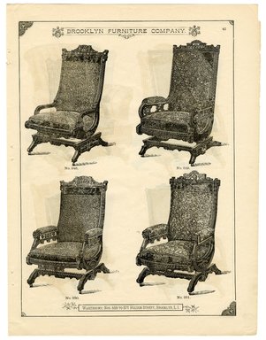 <em>"Brooklyn Furniture Co. catalog"</em>. Printed material. Brooklyn Museum. (NK2265_B79i_Brooklyn_Furniture_Catalog_p041.jpg