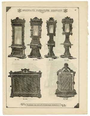 <em>"Brooklyn Furniture Co. catalog"</em>. Printed material. Brooklyn Museum. (NK2265_B79i_Brooklyn_Furniture_Catalog_p047.jpg