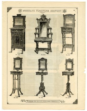 <em>"Brooklyn Furniture Co. catalog"</em>. Printed material. Brooklyn Museum. (NK2265_B79i_Brooklyn_Furniture_Catalog_p063.jpg