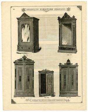 <em>"Brooklyn Furniture Co. catalog"</em>. Printed material. Brooklyn Museum. (NK2265_B79i_Brooklyn_Furniture_Catalog_p066.jpg