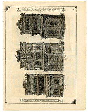 <em>"Brooklyn Furniture Co. catalog"</em>. Printed material. Brooklyn Museum. (NK2265_B79i_Brooklyn_Furniture_Catalog_p067.jpg