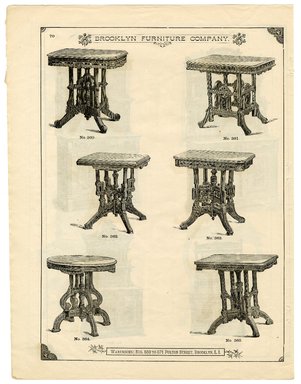 <em>"Brooklyn Furniture Co. catalog"</em>. Printed material. Brooklyn Museum. (NK2265_B79i_Brooklyn_Furniture_Catalog_p070.jpg