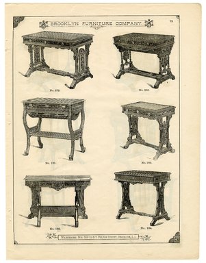 <em>"Brooklyn Furniture Co. catalog"</em>. Printed material. Brooklyn Museum. (NK2265_B79i_Brooklyn_Furniture_Catalog_p073.jpg