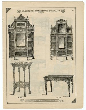 <em>"Brooklyn Furniture Co. catalog"</em>. Printed material. Brooklyn Museum. (NK2265_B79i_Brooklyn_Furniture_Catalog_p087.jpg