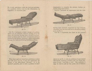 <em>"The Marks improved adjustable folding chair"</em>. Printed material. Brooklyn Museum. (NK2715_M34_Marks_04.jpg